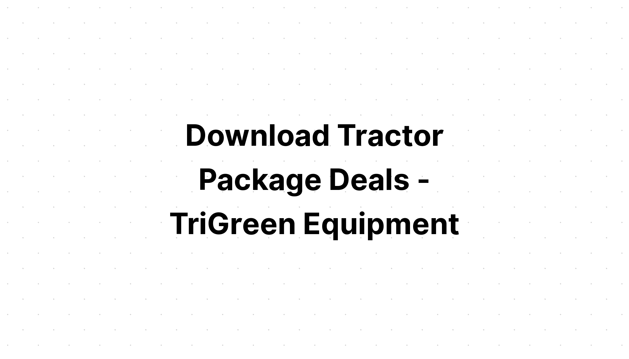 Download Tractor Bundle SVG File